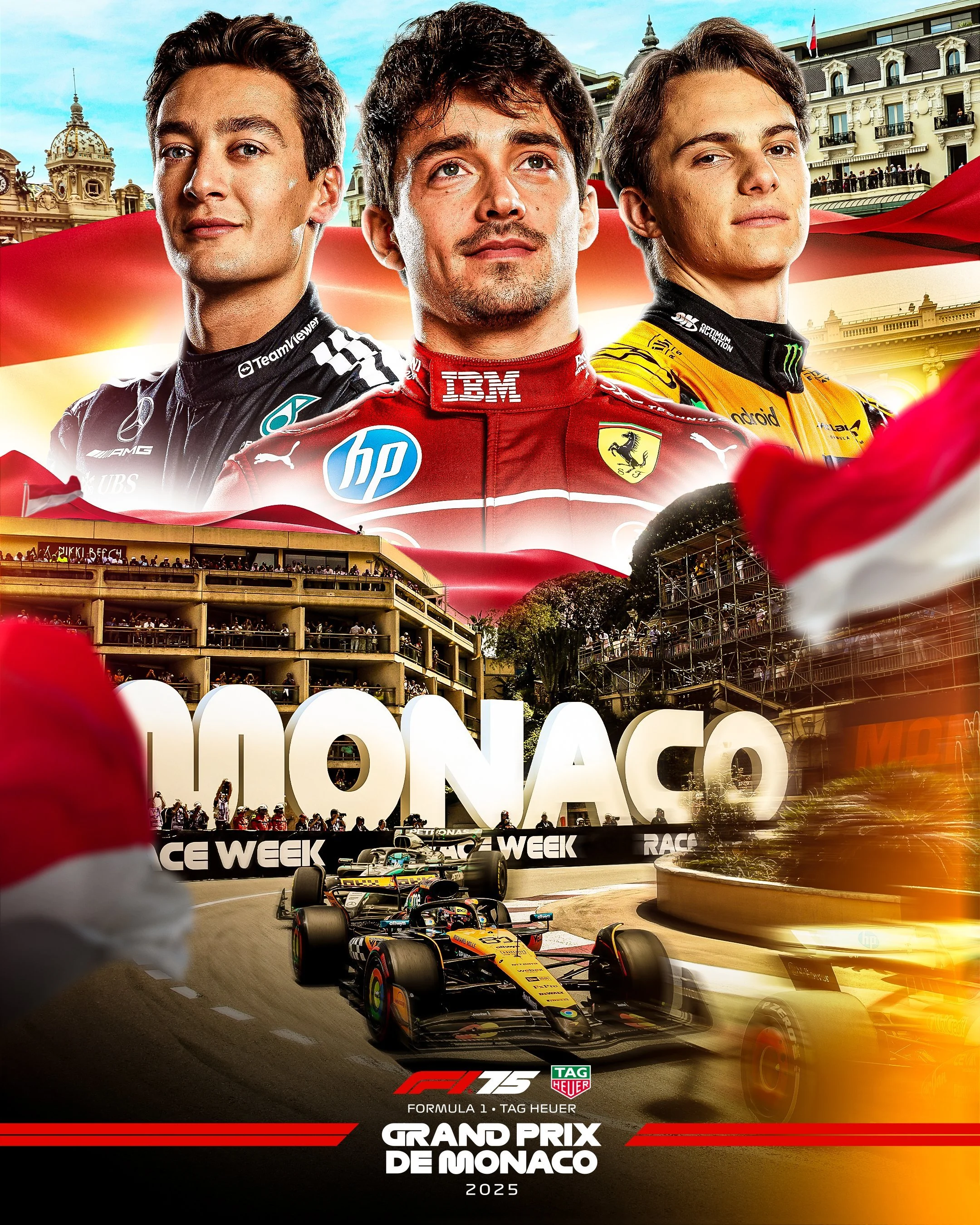 2025 Monaco Grand Prix Posters